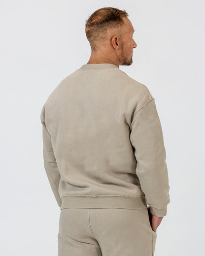 Sweater 'PURE' - Apricot Grey - Men