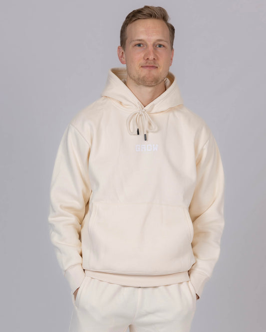 Bundle Hoodie & Jogger 'CURVED' - Beige - Men