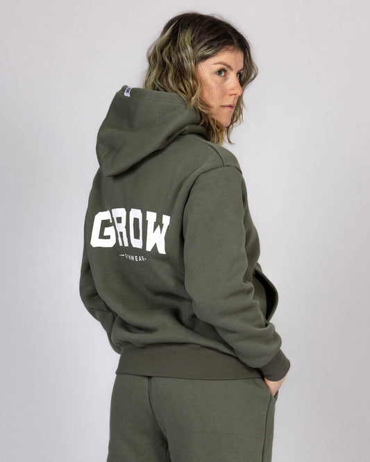 Bundle Hoodie & Jogger 'CURVED' - Green - Women