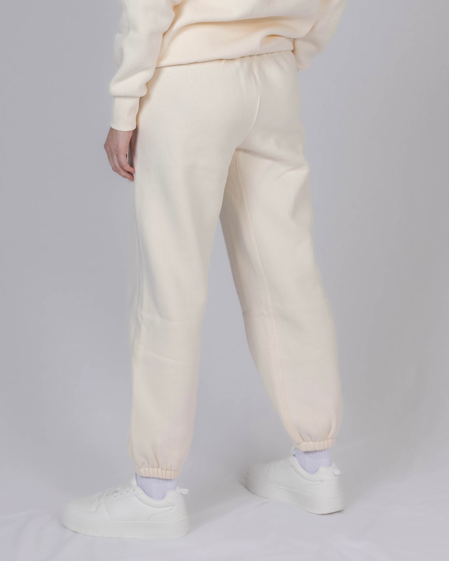 Bundle Hoodie & Jogger 'CURVED' - Beige - Women