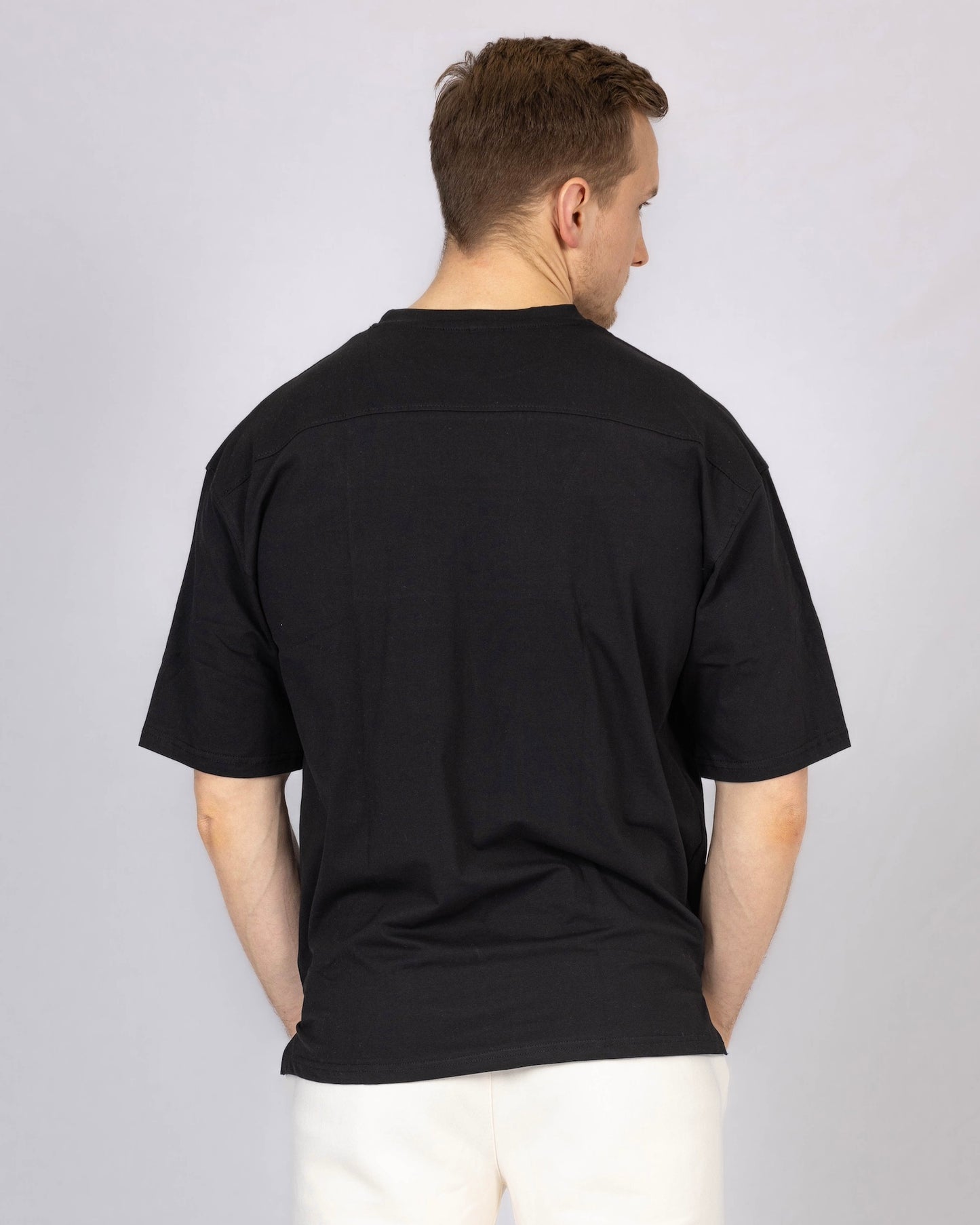 Oversized Shirt 'CURVED' - Black